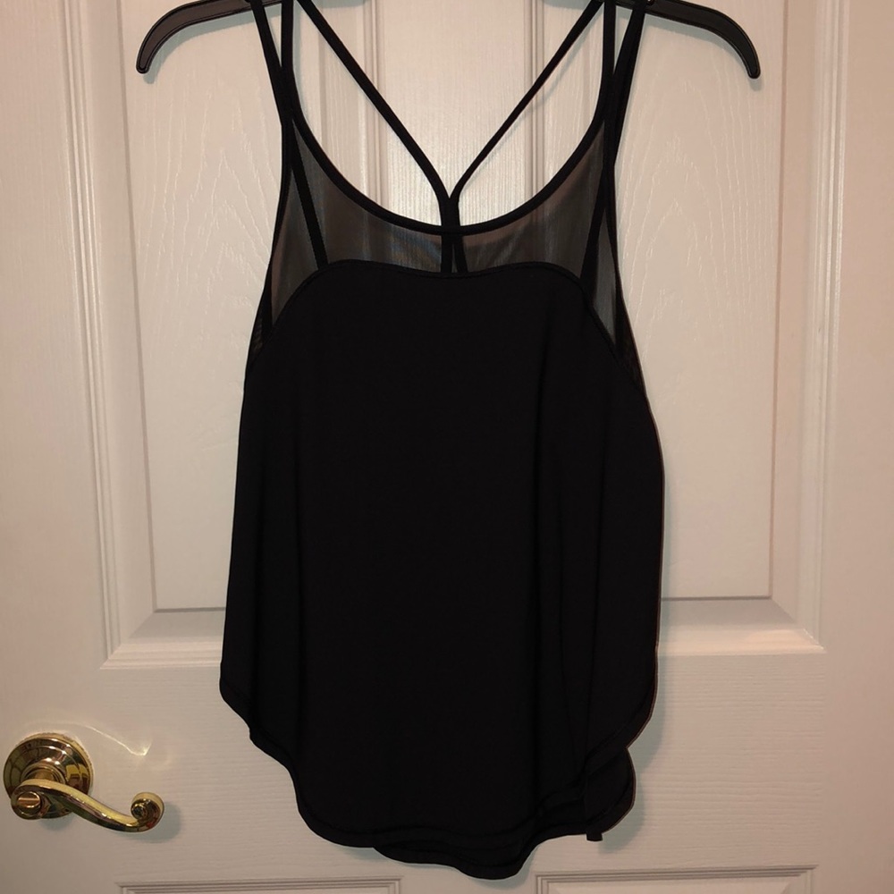 Lululemon black strappy tank